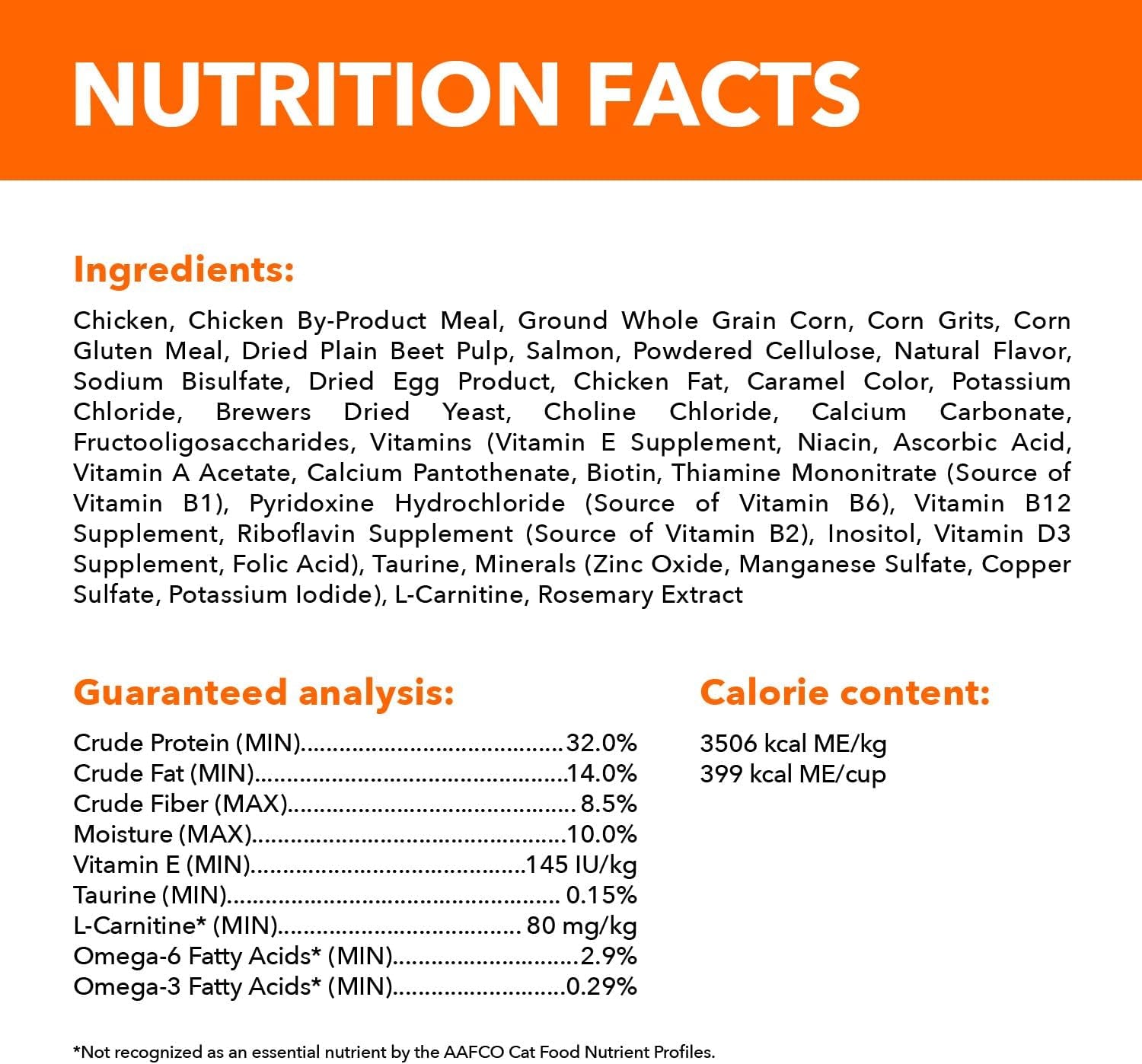 Proactive Health Adult Hairball Care Dry Cat Food with Chicken and Salmon, 7 Lb. Bag