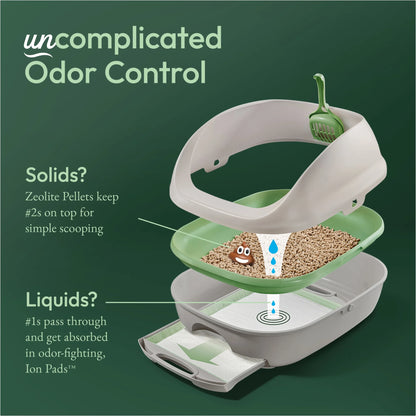 Purina  Breeze Unscented 99.9 Percent Dust Free, Multi Cat, Zeolite Pellet Cat Litter Refill