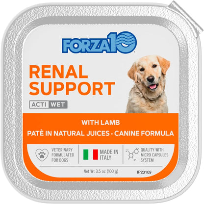 - Dog Food, Vet Formulated Wet Dog Food for Kidney Support, Non-Gmo, Lamb Flavor, Made in Italy (3.5 Oz, 32 Pack)