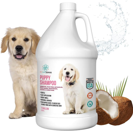 1 Gallon Tearless Puppy Shampoo and Conditioner - Groomers Choice - Made in the USA