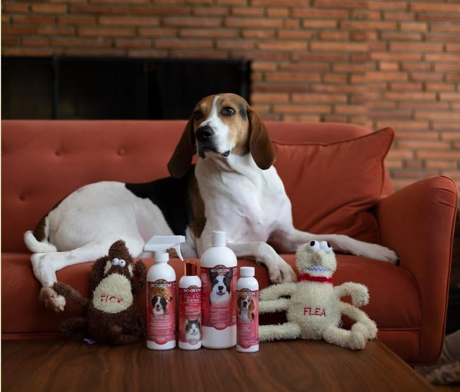 Flea & Tick Dog Shampoo – Flea and Tick Prevention for Dogs, Cat Flea Treatment, Cruelty-Free, Made in USA, Natural Tick Repellent, Protein-Lanolin Shampoo – 1 Gallon